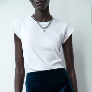 White T-Shirt, by ZARA
